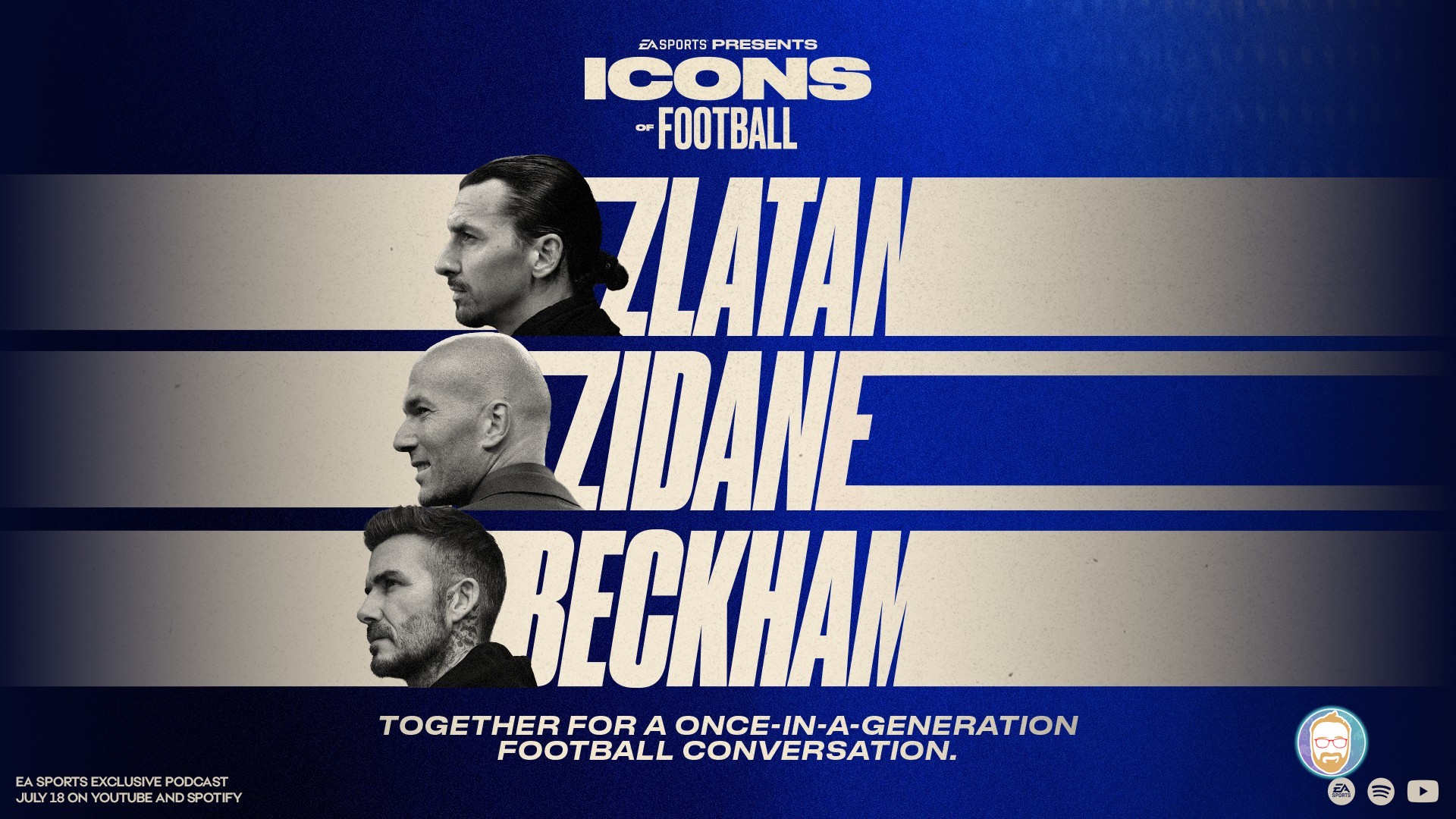 Beckham, Zidane y Zlatan juntos: EA SPORTS presenta "Icons of Football"