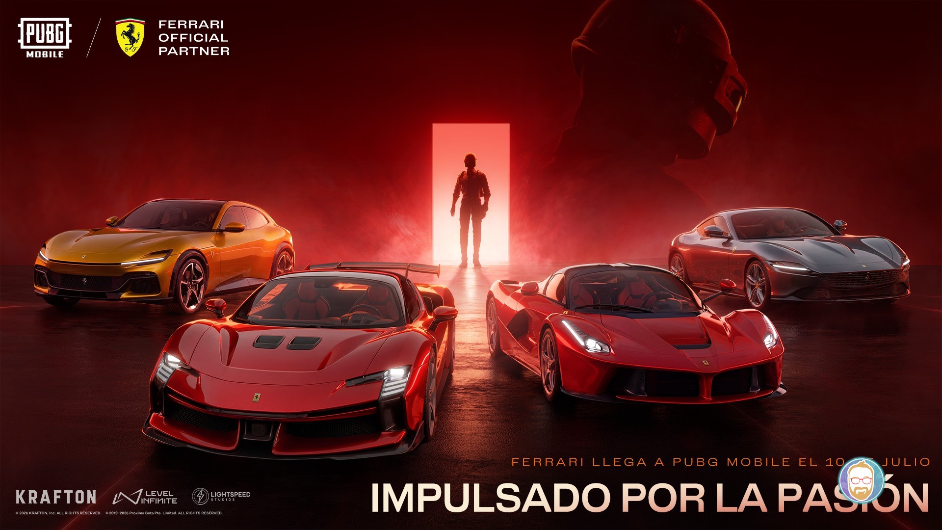 ¡Ferrari Acelera en PUBG MOBILE! Nueva Colaboración que Sube las RPM