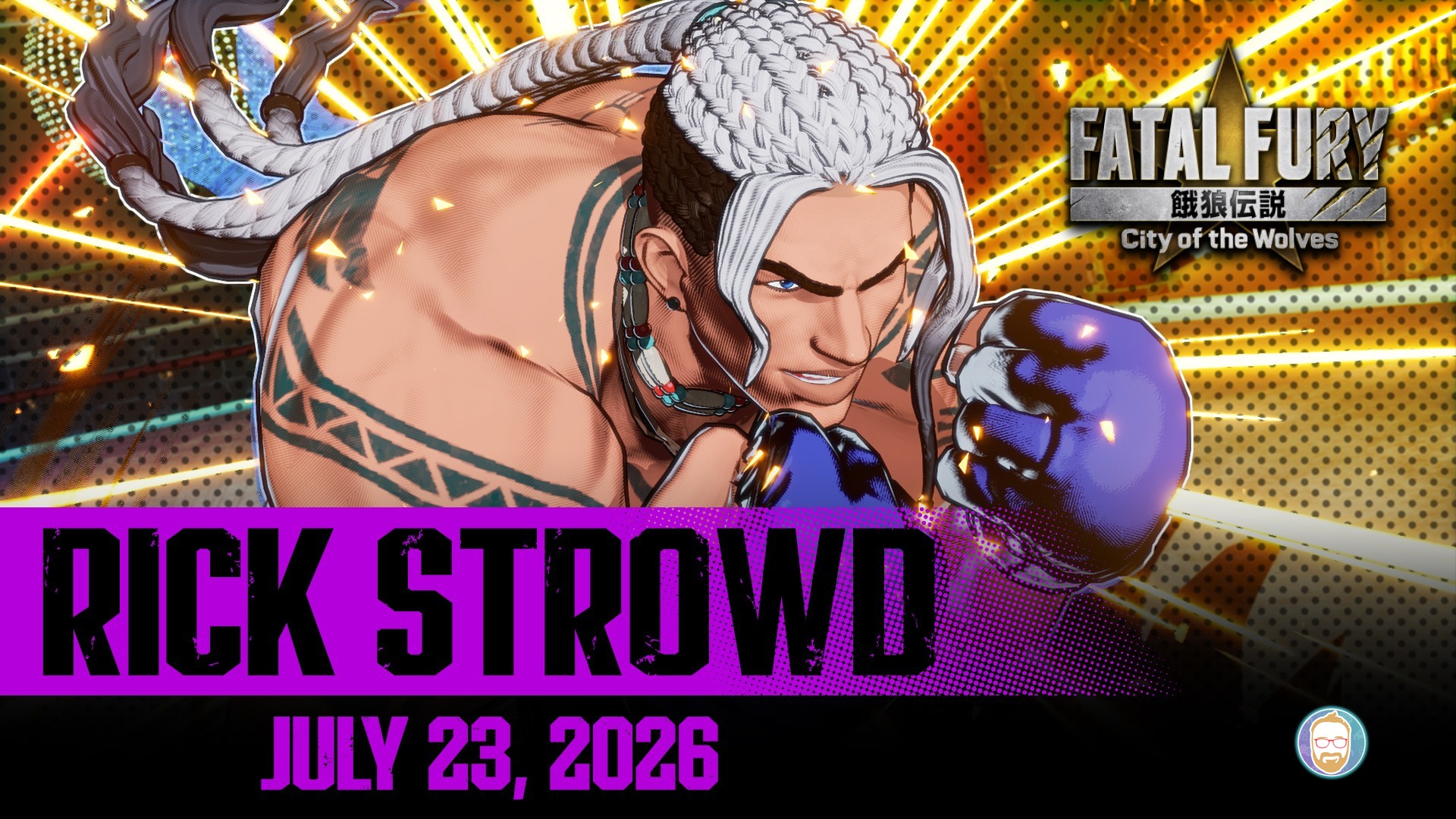 ¡Rick Strowd llega a FATAL FURY: City of the Wolves con la Temporada 3!