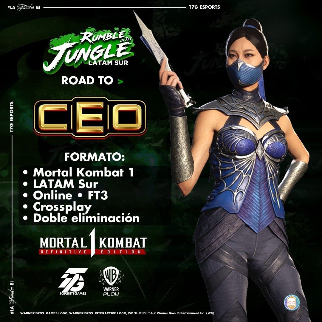 Rumble in the Jungle Sur: ¡El camino hacia CEO 2026 con Mortal Kombat 1!