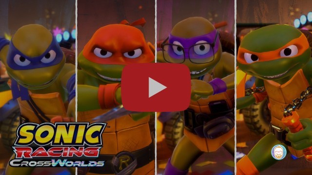 ¡Las Tortugas Ninja invaden Sonic Racing: CrossWorlds!