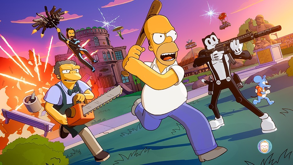 ¡Los Simpson invaden Fortnite! Homer y Bart llegan con caos y diversión