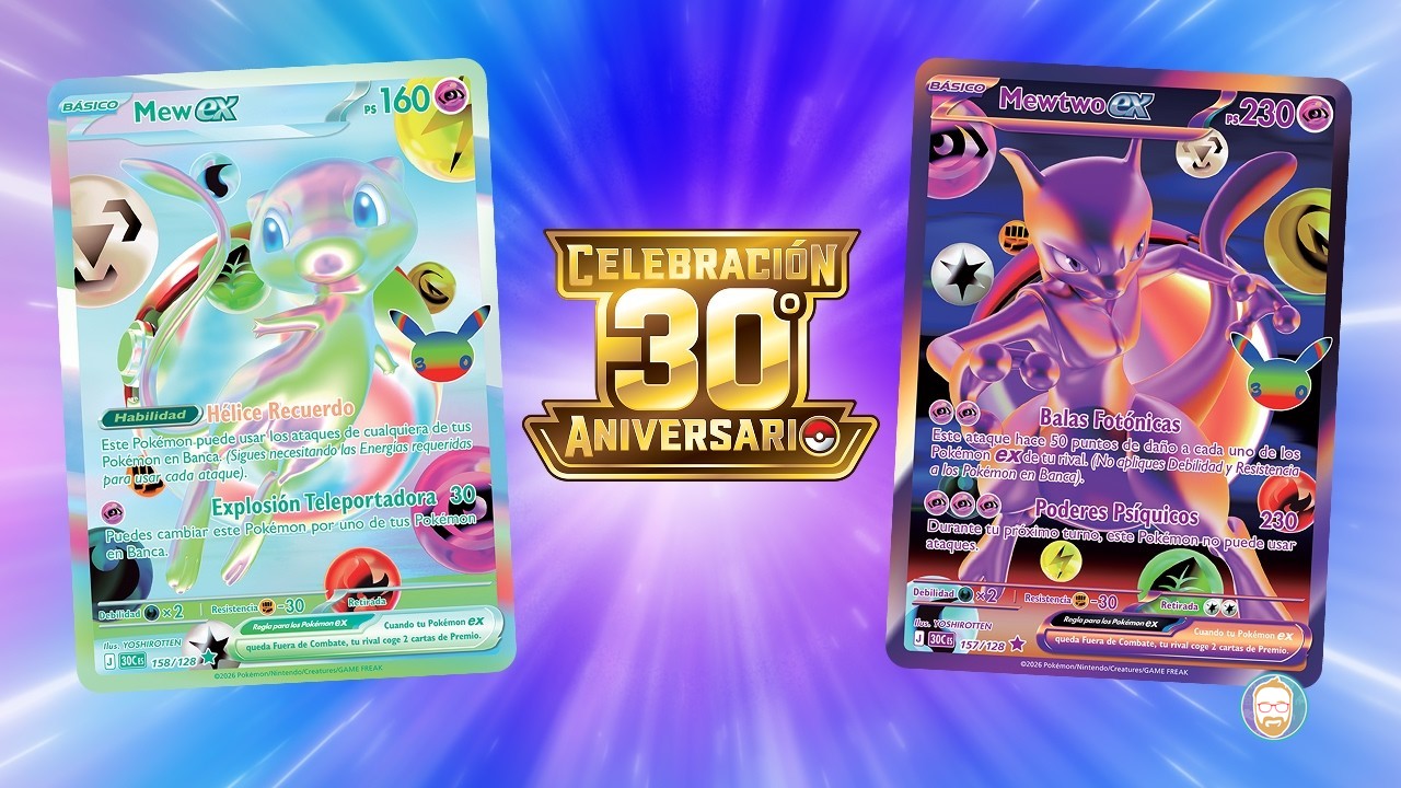 ¡Celebramos 30 años de JCC Pokémon con la expansión "Celebración 30.º Aniversario"!