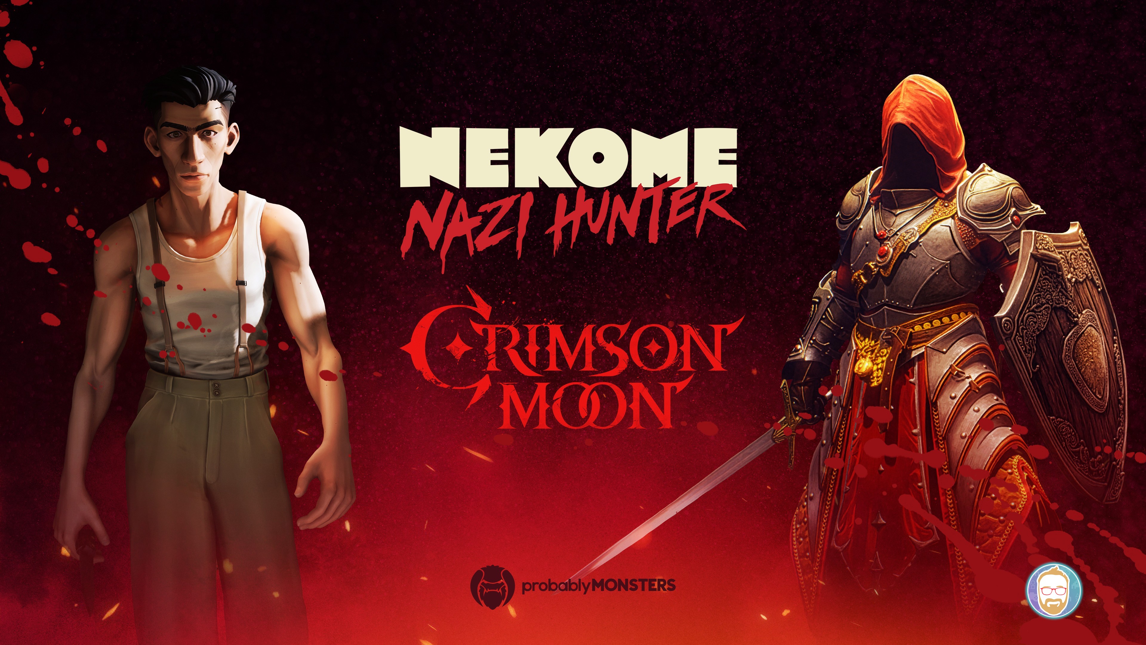 Crimson Moon en 2026 y Nekome: Nazi Hunter en 2027: Los nuevos lanzamientos de ProbablyMonsters