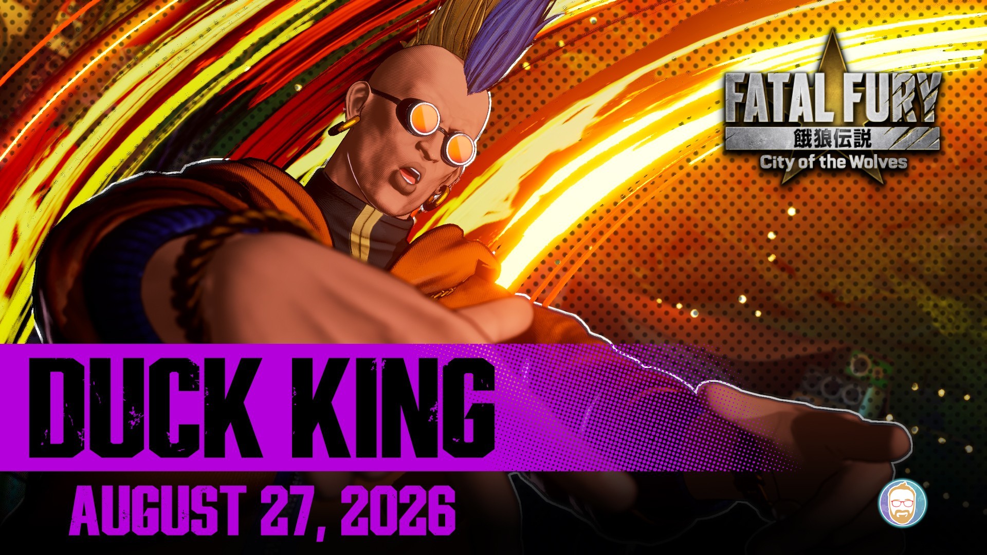 ¡Duck King se une a FATAL FURY: City of the Wolves este agosto!