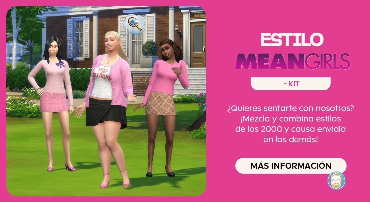 EA lanza el kit "Estilo Mean Girls" para Los Sims 4: ¡Vuelve la moda Y2K!