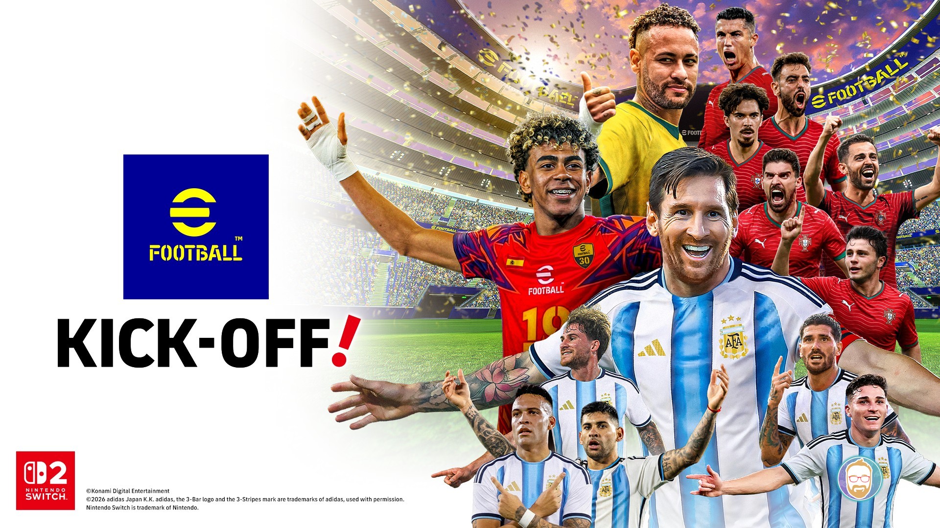 ¡eFootball™ Kick-Off! ya está aquí para Nintendo Switch: ¡Fútbol total para llevar!