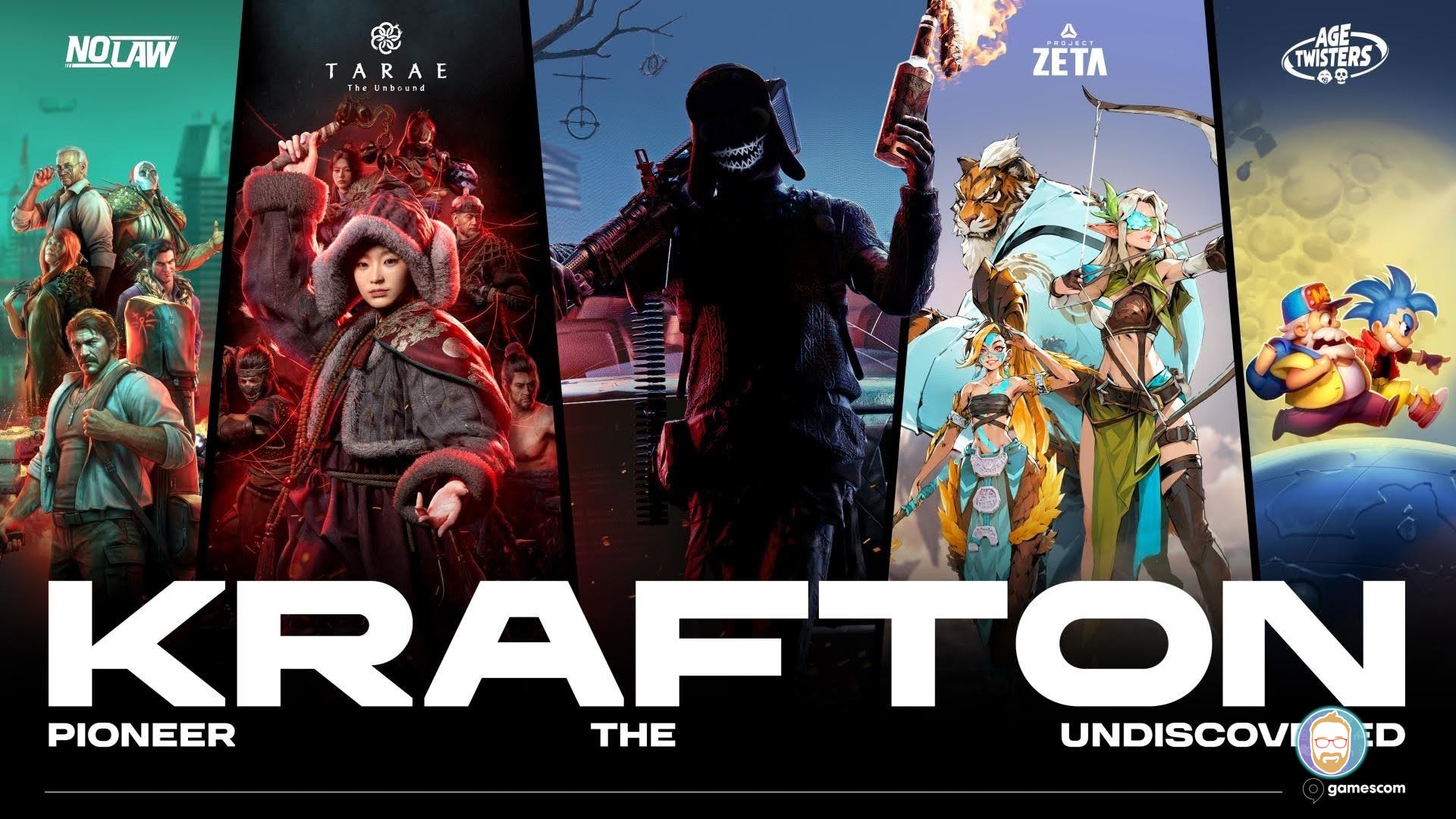 KRAFTON arrasa en gamescom 2026 con 5 títulos nuevos, ¡incluido un PUBG misterioso!