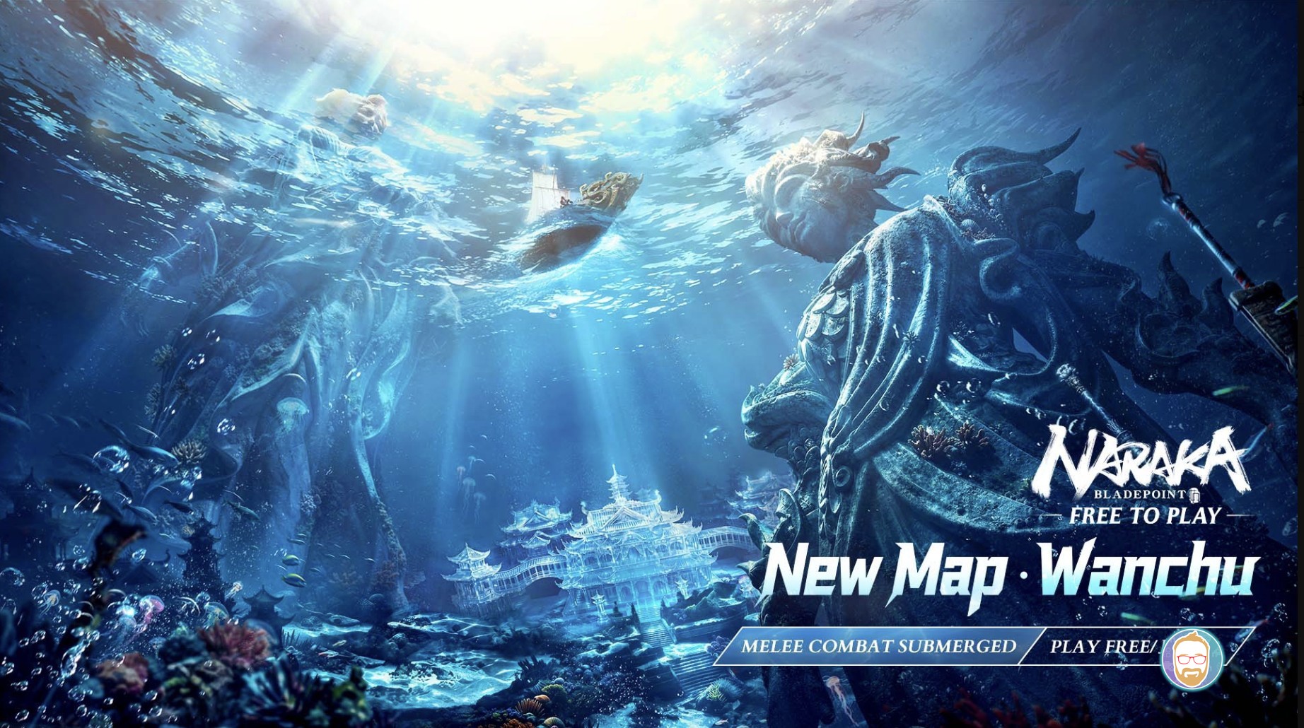 Naraka: Bladepoint se sumerge a 5 años de batalla con mapa acuático y nuevo héroe