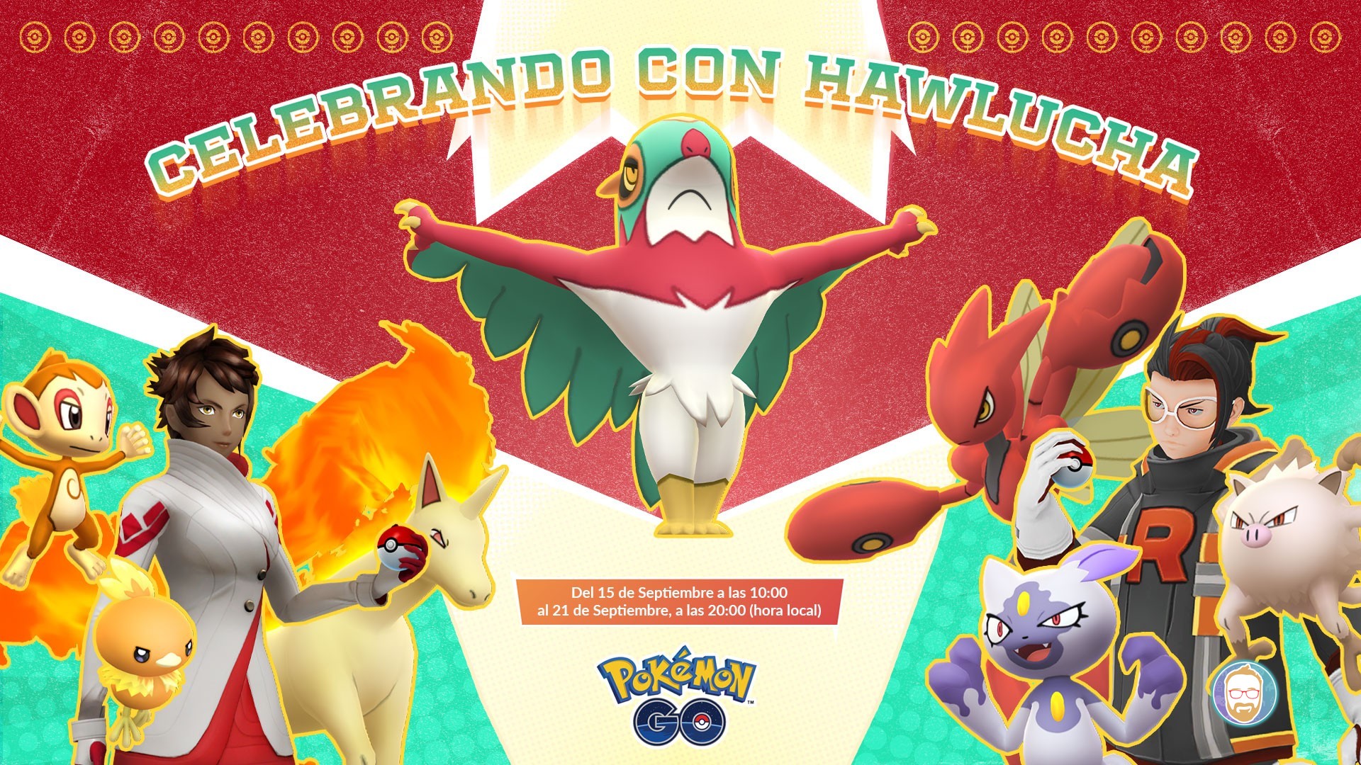 Pokémon GO celebra las fiestas patrias en México con el evento exclusivo de Hawlucha y versión Brillante