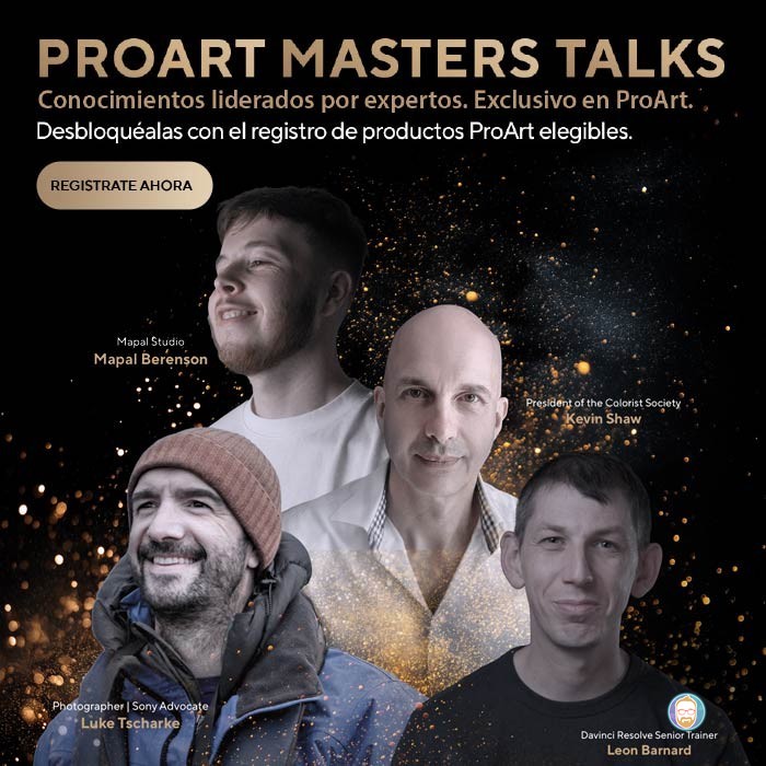 Mejora tus creaciones con ProArt Masters Talks