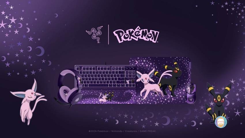 Razer lanza colección Espeon y Umbreon para gamers