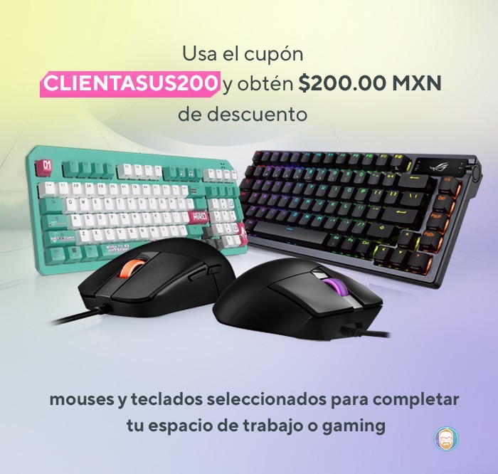 Renueva tu setup con ofertas de ASUS ROG: ¡Cupones y periféricos chidos!
