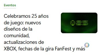 ¡Xbox cumple 25 años! Celebramos con diseños, updates y FanFest